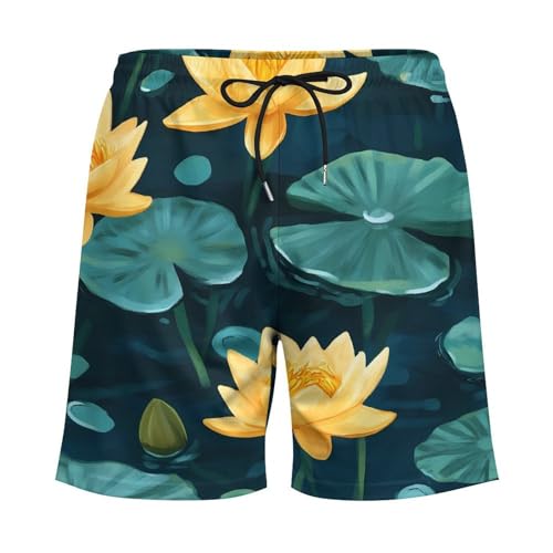 Pantalones cortos de playa elásticos con bolsillos cómodos para hombre 5
