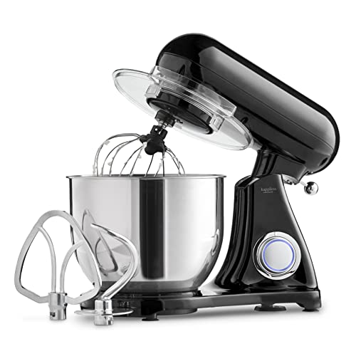 Kapplico Powerful 2200W Electric Food Stand Mixer with Large 7L Bowl, 3 Attachments included - Dough...