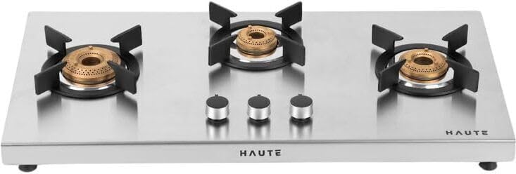 Haute Evoque series 3.0 3Burner Manual Stove | 2MM Stainless Stee...