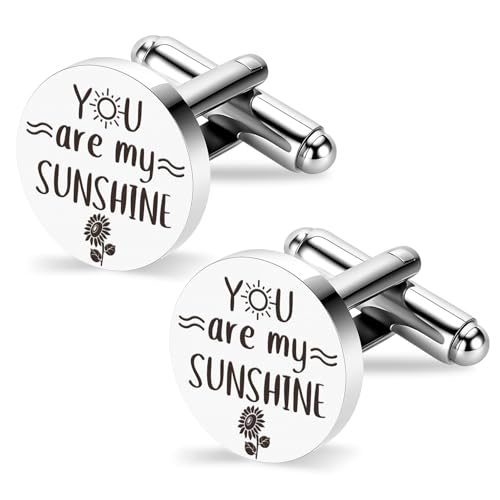 Mancuernillas de acero inoxidable para hombre miniatura 1