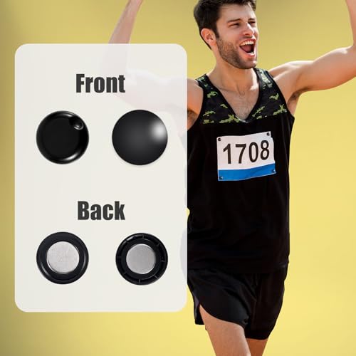 Clips magnéticos para babero running BOXOB imanes para corredores de campo y ciclismo 4