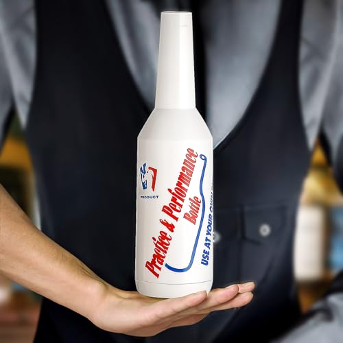 Botella de licor blanca para entrenamiento de barmending de estilo 5