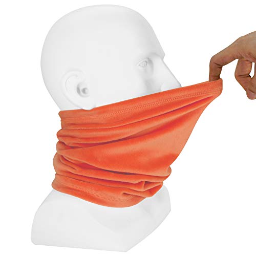 Image of Fleece Neck Warmer Windproof Winter Neck Gaiter for Men Women