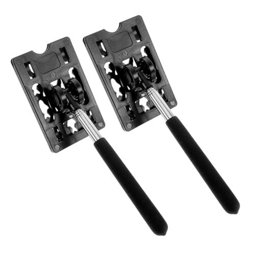 2 Pezzi Clip Telescopiche per Parcheggio in Nero Porta Permessi Auto Compatto e per Uffici Aree Residenziali e Parcheggi Aiuto Pratico per Veloce