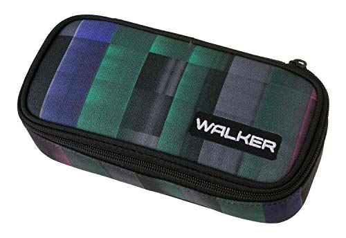 Walker 49122  135 Estuche Escolar de Niveles 3 x 3, Planet Green, Multicolor