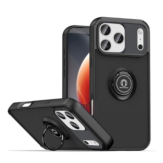 Coque iPhone 17 Pro Max violette rigide pour regarder des vidéos en mains libres