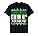 maglietta da motocross dirt bike ugly christmas maglione maglietta