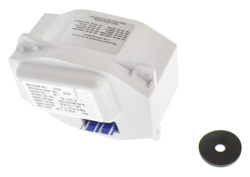 Replacement W10271509 Ice Auger Drive Motor for Whirlpool Refrigerator AP4453077, W10271510, 1515125, 2315545, 2315547, AH2367268, EA2367268, PS2367268