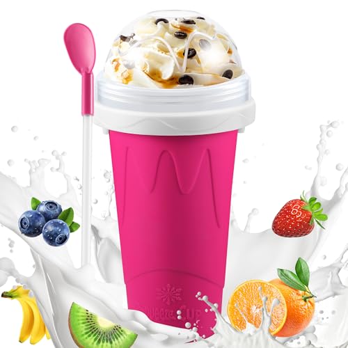 Slushie Maker Cup, DIY Magic Squeeze Slushy Cups, Portable Frozen Smoothies Cups for Juice Milkshake...
