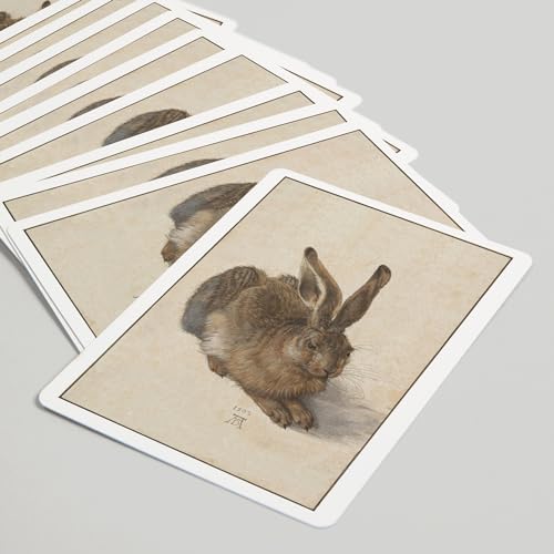 Hare (Arte Albrecht Durer) 52 Naipes Póker Tamaño miniatura 5