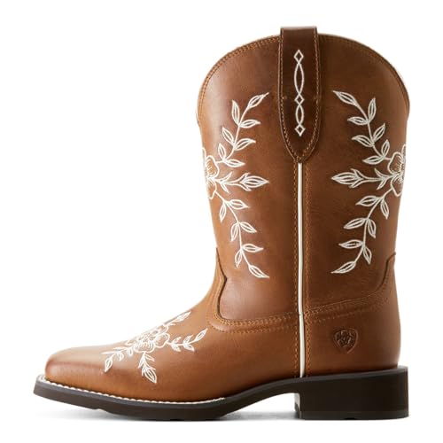 Ariat Women's Flora Western Boot, Country Cork, 112