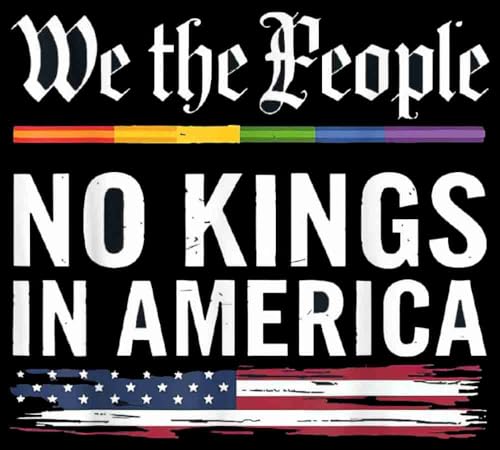 Image of 10 Pack No Kings in America We The People Stickers Laptop Bumper Decal Window Waterproof Car Stickers