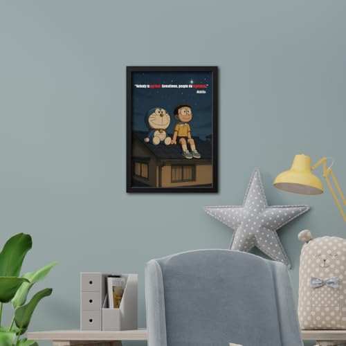 Generic GOAT VILLA Doraemon Nobita Poster 12x9 Inch - Image 6