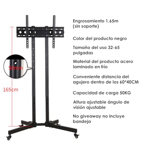 La Mejor comparativa de Mueble para tv con ruedas - los mas comprados. 23 Imagen adicional