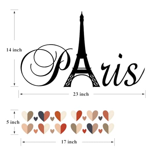 Lchen Paris vinilo decorativo removible Torre Eiffel miniatura 6