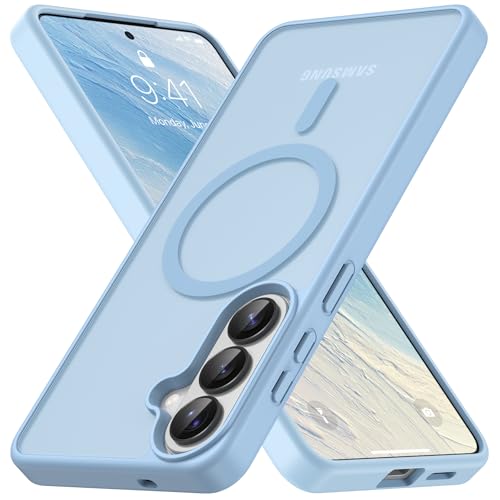 Coque Samsung S24/S25 Plus MagSafe Vansdon protection antichoc bleu