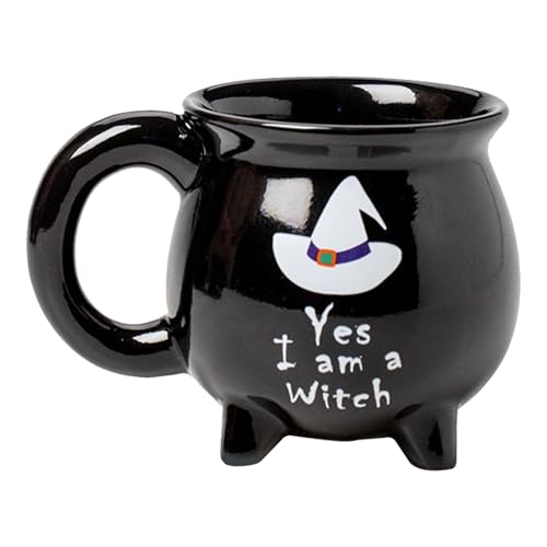 Byuexhp Taza De Café De Halloween - Decoración Halloween De Copa De Agua De Bruja Terrorífica Para El Hogar,Decoración Espeluznante para Escritorio de Fiesta Adultos Niños Cocina Oficina Sala Leche Té