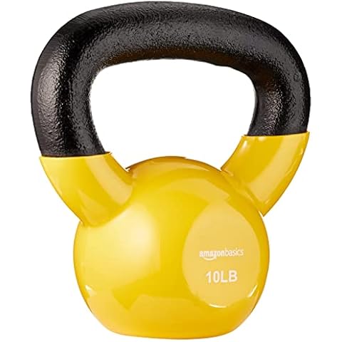 Amazon Basics Vinyl Kettlebell, 10lb Cover