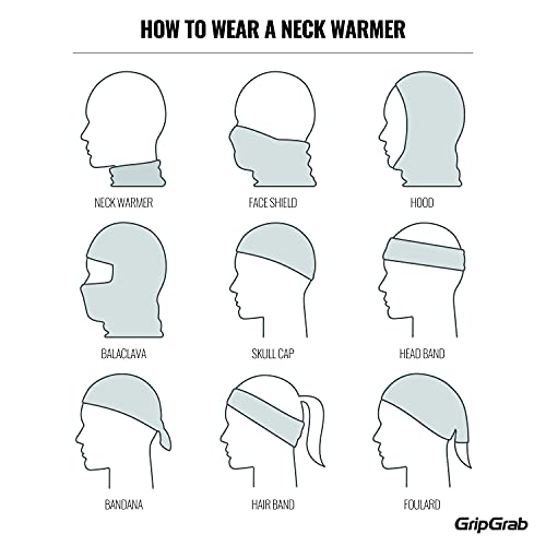 GripGrab Multifunctional Thermal Winter Fleece Neck Warmer Polar Fleece Neck Gaiter Cycling Running Outdoor Neck Scarf Biking3