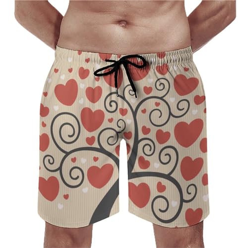 Maillot de bain homme Arbre de l'amour confortable taille L