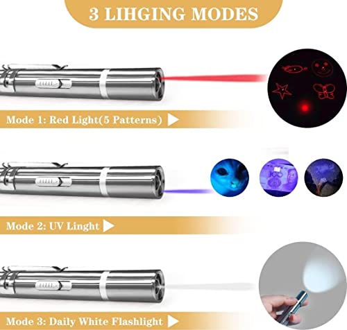 image for Cyahvtl Laser Pointer, Cat Toys for Indoor Cats, Kitten Dog Laser Pen 