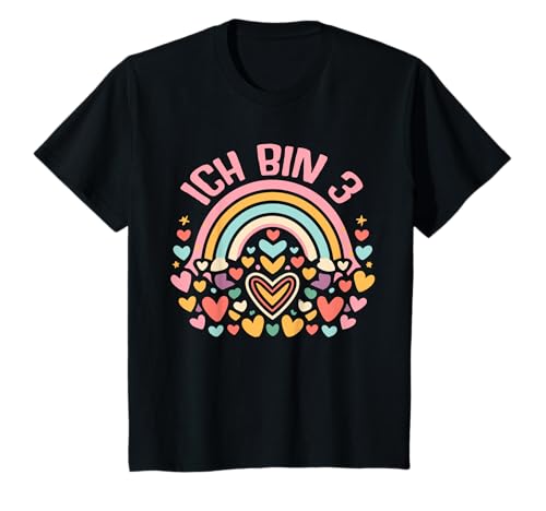 Ich Bin 3 Jahre Mädchen Geburtstag 3. Drei Dritter Spruch T-Shirt