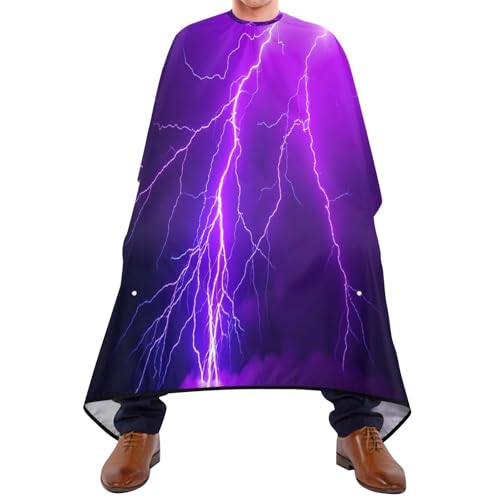Capa impermeable profesional para cortar cabello con cierre ajustable