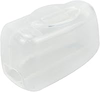 Vista 1 de 50 tapas para cepillos de dientes, funda protectora de cabeza de cepillo de dientes para viajes u hogar, color blanco transparente