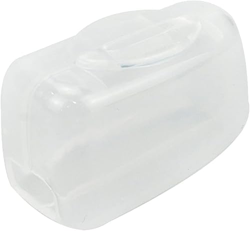 Dahszhi 50 tapas para cepillos de dientes, funda protectora de cabeza de cepillo de dientes para viajes u hogar, color blanco transparente