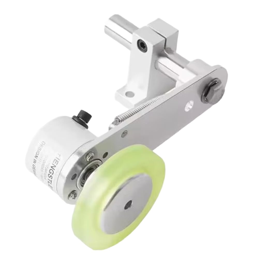 Littimoon Aluminum Encoder Mounting Bracket Encoder Wheel 40mm Measuring Wheel Industrial Polyurethane Bracket