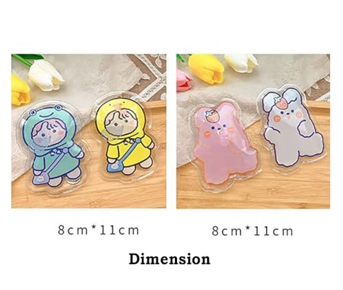 Image of GTC Pocket Sized Cartoon Themed Self Heat Gel Pouch Eco Friendly Self Heating Hand Warmer Gel Pouch (28 /18H-3, Multicolor) (4)