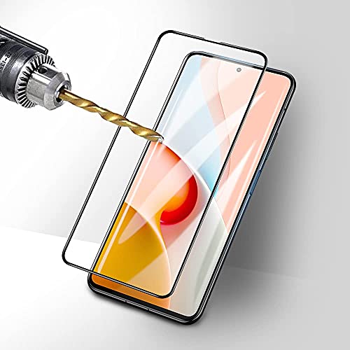 Image of HD Tempered Glass Screen Protector Compatible For Mi 10 Lite, Mi 11i With Edge To Edge Coverage And Easy Installation Kit