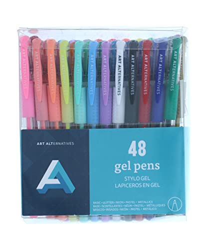 Set de 48 bolígrafos gel Art Alternatives