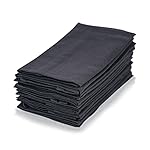 Set de 6 servilletas de Tela Suaves Color Gris Oscuro I 100% algodón orgánico sostenible con certificación Gots I Tamaño 45x45 cm I para Fiestas, Navidad, cenas, decoración de Mesa 11 Set de 6 servilletas de Tela Suaves Color Gris Oscuro I 100% algodón orgánico sostenible con certificación Gots I Tamaño 45x45 cm I para Fiestas, Navidad, cenas, decoración de Mesa