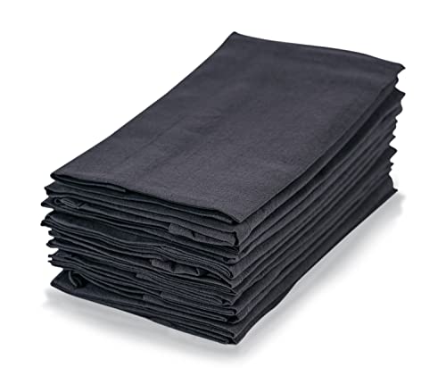 Set de 6 servilletas de Tela Suaves Color Gris Oscuro I 100% algodón orgánico sostenible con certificación Gots I Tamaño 45x45 cm I para Fiestas, Navidad, cenas, decoración de Mesa 4 Set de 6 servilletas de Tela Suaves Color Gris Oscuro I 100% algodón orgánico sostenible con certificación Gots I Tamaño 45x45 cm I para Fiestas, Navidad, cenas, decoración de Mesa