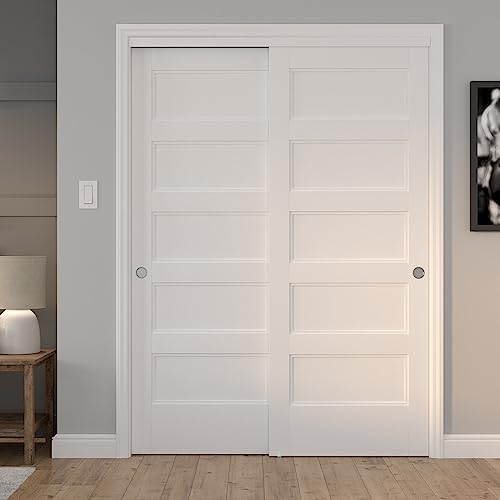Image of Richelieu Onward 60-in Bypass Sliding 2 Door Track and Hardware Kit, Zinc