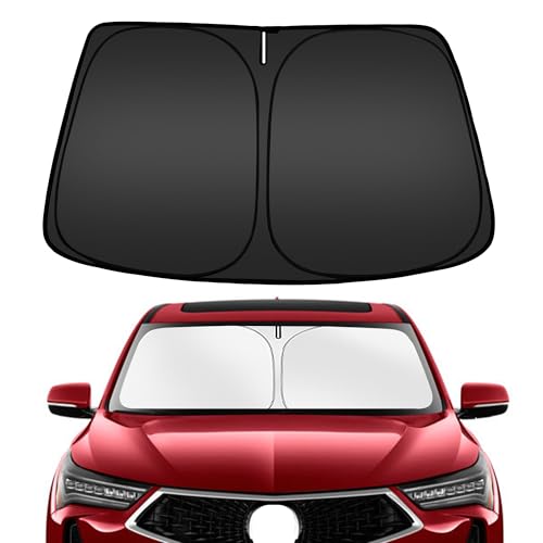 Image of ARISMOTOR Windshield Sun Shade for Acura RDX 2019-2025 2026, Custom Fit Foldable Front Window Sunshade Sun Visor Protector, Block UV Rays Keep Your Car Cooler