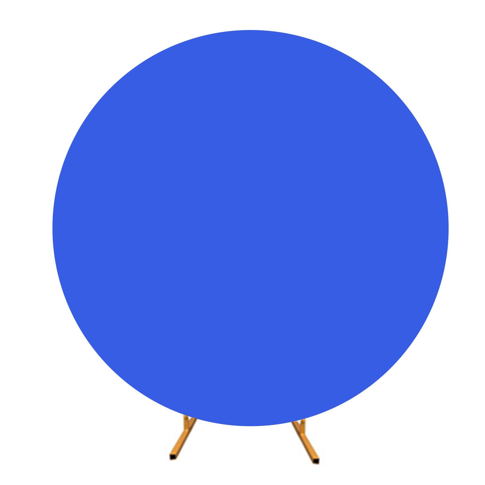 Elnwnnkc Round Backdrop Covers Photography Studio Background Balloon Stand Covers for Birthday and Ceremony Celebration White