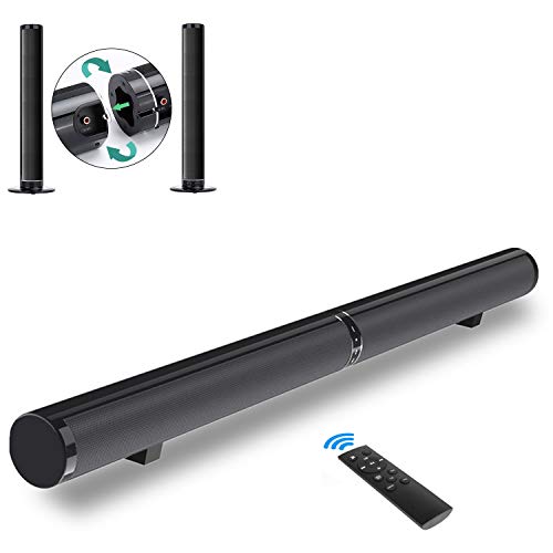 Sound Bar for TV - PON 50W 40inch Bluetooth 4.2 Speakers, Surround Soundbar