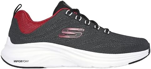 Skechers Men's Vapor Foam Varien Oxford, Black/Red, 12 | Image 3