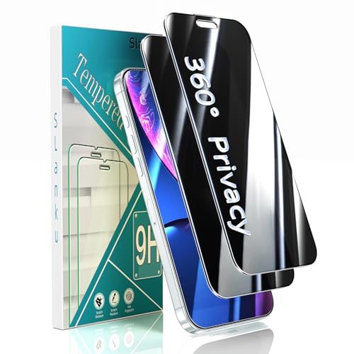 Protecteur Écran Privé iPhone 15 Slanku Anti-Espion pour Transports et Bureau