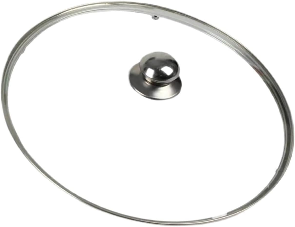 Pan Lid, Frying Cooking Pot Clear Replacement Glass For Cookware For Cast Aluminium(36cm)