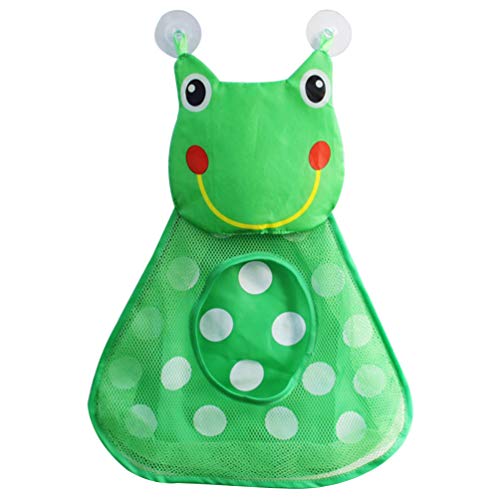 DOITOOL 1 peça de ventosas fortes para pendurar e guardar brinquedos, bolsa de armazenamento para banheira, brinquedos de banheiro, bolsa de rede para bebês