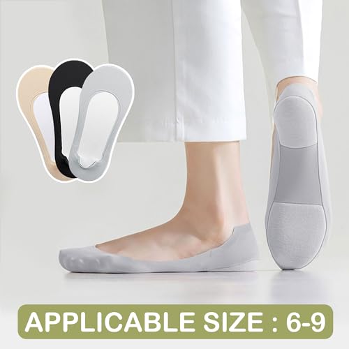 Image of 2 pairs Women No Show Socks Ice Silk Socks Low Cut Liner Non Slip Invisible sock Ice Feeling socks for Women Girls