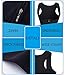 LODAY Women Neoprene Sauna Sweat Waist Trainer Vest with Zipper for Weight Loss Gym Workout Body Shaper Tank Top Shirt Black