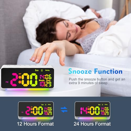 Persuper RGB 010-B 120Db Super Loud Alarm Clock thumb #6