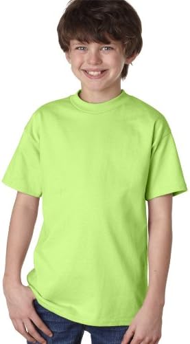 Miniatura 3 de Hanes 5450 - Camiseta sin etiqueta para jóvenes, 54500, S, Lime