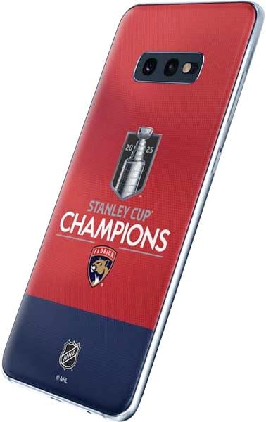 Skinit Decal Phone Skin Compatible with Galaxy S10e - Officially Licensed 2025 Stanley Cup Champions Florida Panthers Design