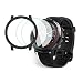 Smilego Screen Protector Cover Case + [2 Packs] HD Clear Film Screen Protector Replacement for Amazfit Stratos Smartwatch