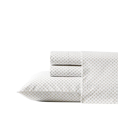 Image of Stone Cottage - Queen Sheets, Cotton Percale Bedding Set, Crisp & Cool Ideal Bedding Set (Millstone, Queen)
